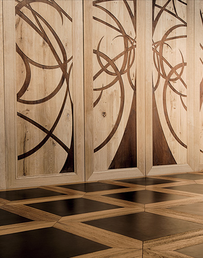 Antique and custom-made wooden floors 